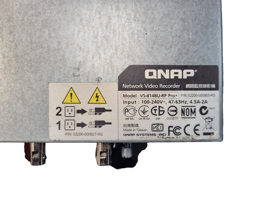 QNAP VS-8148U-RP Pro+ 48-Channel 8-Bay 2U VioStor NVR $