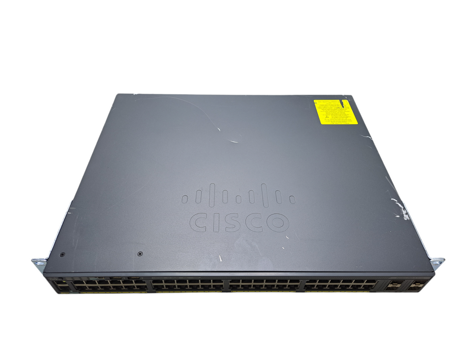 Cisco WS-C2960X-48FPS-L V06 | 48 Port Gigabit PoE+ 740W Switch | 4x SFP