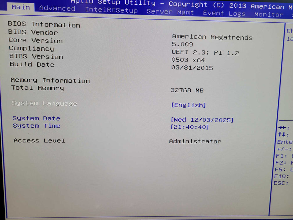 ASUS ESC4000 G3 - 2x Xeon E5-2640 v3 32GB DDR4 2x1200W PSU %