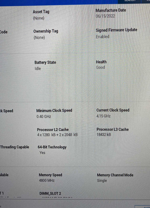 Dell XPS 17 9720 17" i5-12500H 16GB DDR5 RAM 512GB SSD  Lap200