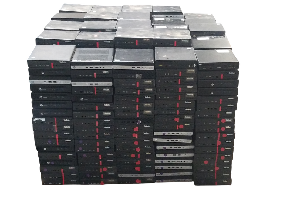 Lot of 439x 6th-8th Gen i-series USFF Desktops HP, Lenovo, Dell (USFF68-10)