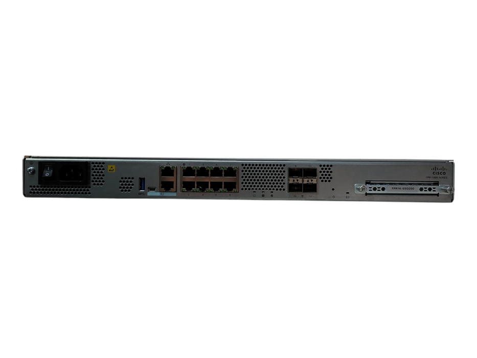 Cisco Firepower FPR-1120 Firewall Device FPR1120-NGFW-K9 + FPR1K-SSD200