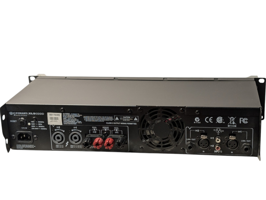 CROWN XLS1000 2-Channel High Density Power Amplifier  -