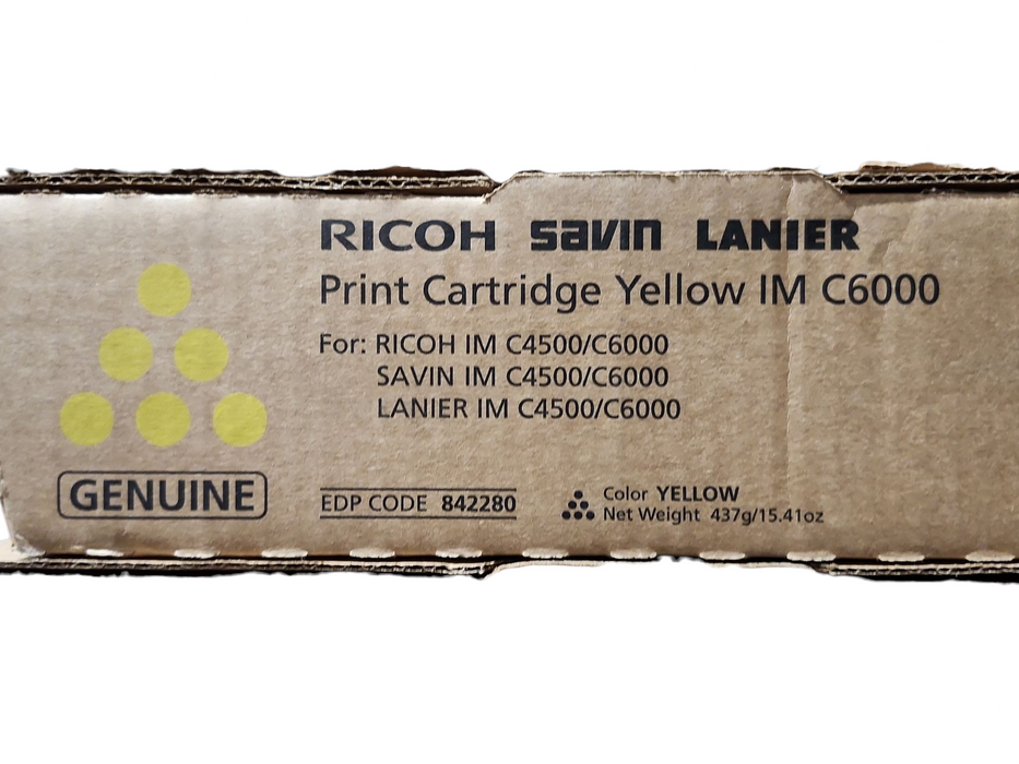 *NEW* Ricoh Savin Lanier MP C6000 toner set 842279, 842280, 842281, 842282