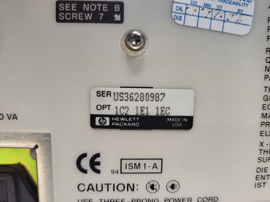 HP Agilent Keysight 8711B RF Network Analyzer opt 1C2 1E1 / 1EC $