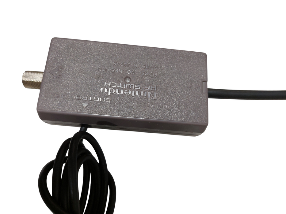 Nintendo OEM Bundle of RF Switch & NES MAX Controller Model: NES-027 =