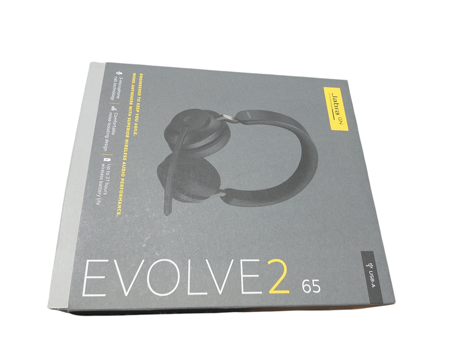 Jabra GN Evolve 2 65 Link 380/390a MS Stereo Black PN: 26599-999-999 =
