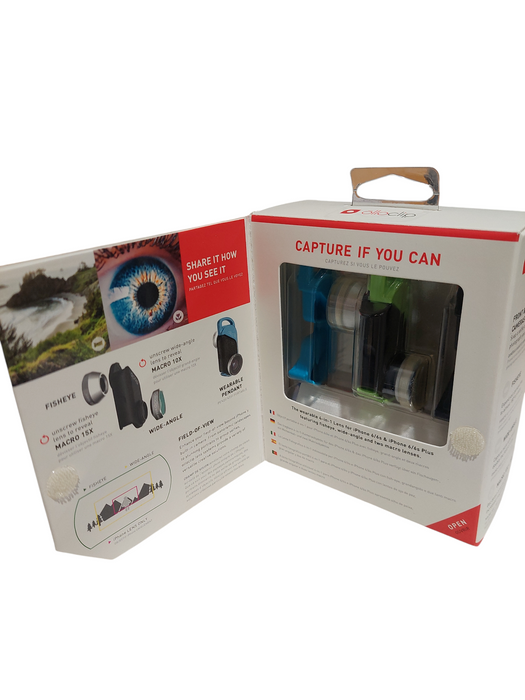 Ollo Clip Lens Kit for Iphone 6 Wide Angle Fisheye NEW =