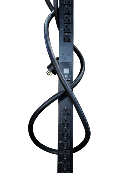 APC AP7990 Switched 24x NEMA 5-20R 20A 0U 208V 3PH Rack Mounted PDU READ Q$