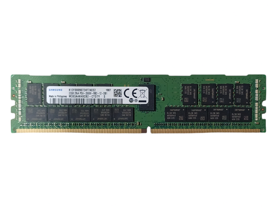 Samsung 32GB 2Rx4 PC4-2666V-RB2 DDR4 Server RAM Q