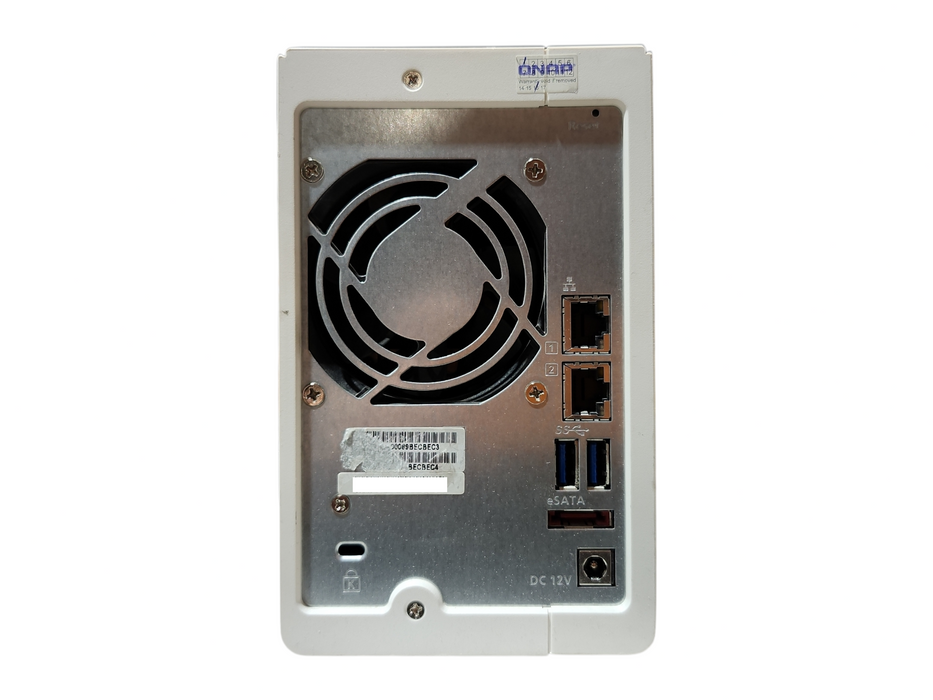 QNAP TS-231, 2 Bay NAS with 2x 1TB HDDs, No Power adapter