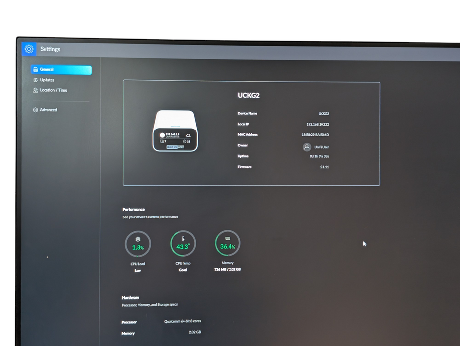 Ubiquiti UniFi Colud Key Gen2 UCK-G2 Please READ  -