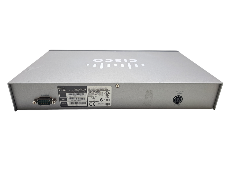 Cisco SG300-10P | 10-Port Gigabit PoE Managed Network Switch