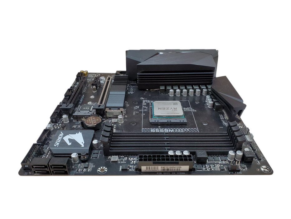 Gigabyte B550M Aorus Pro Motherboard - Ryzen 3 PRO 2200GE - No RAM
