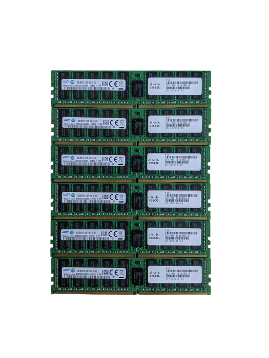 Lot 6x Samsung 2Rx4 PC4-2133P-RA0 | DDR4 | Server Memory