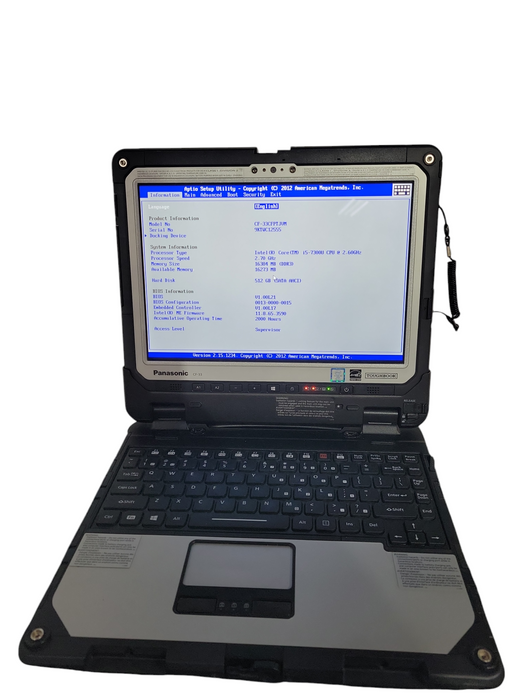 PANASONIC ToughBook CF-33 - Core i5-7300U 16GB RAM 512GB 2000HRS Q! Lap200