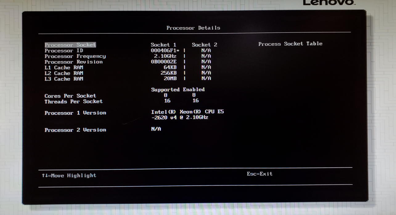 Lenovo System x3650 M5 - 1x Xeon E5-2620 v4 16GB DDR4, M5210 - No HDD Q