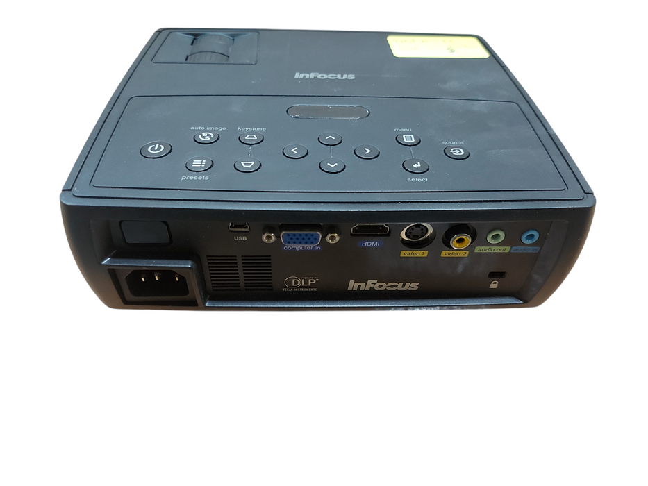 Infocus In1112 Portable DLP Projector 3000 Light Source | 2939 Hours Left