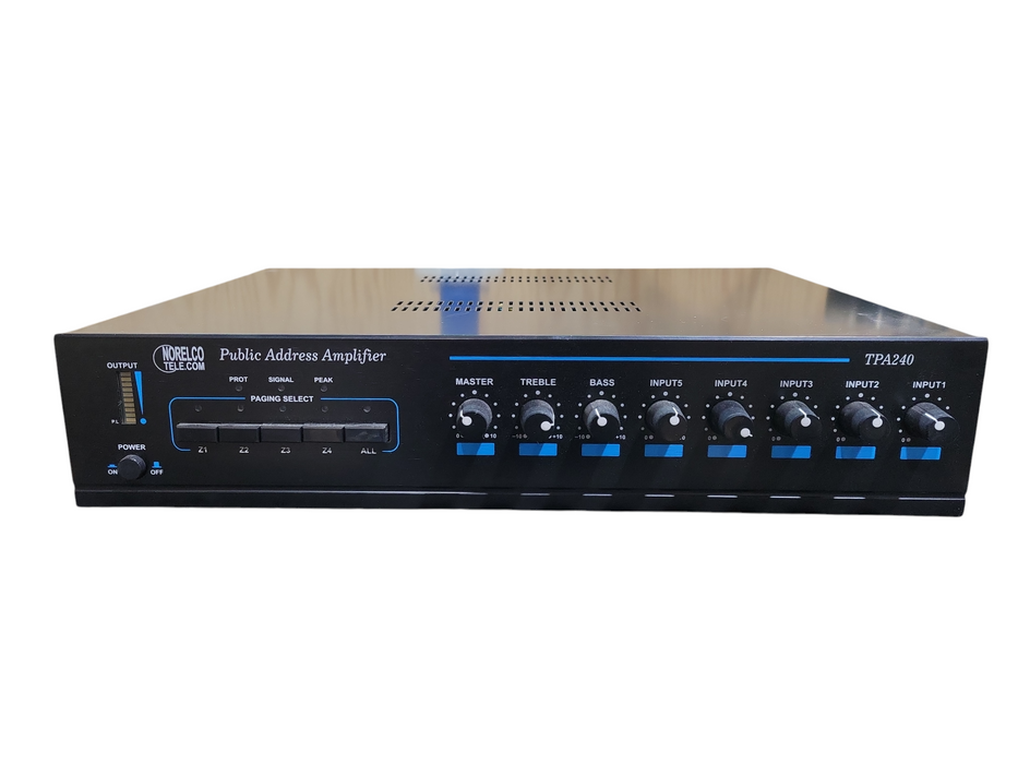 NORELCO TPA240 70-VOLT 120 WATT TELEPHONE AMPLIFIER READ !