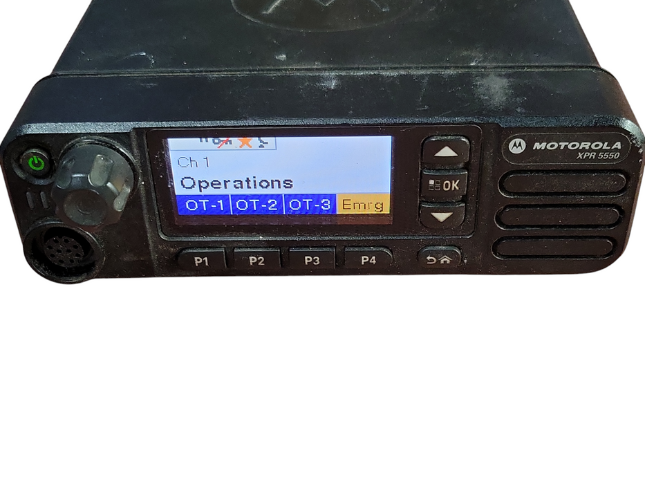 Motorola XPR5550 AAM28QNN9KA1AN mobile radio, SEE DETAIL Q_