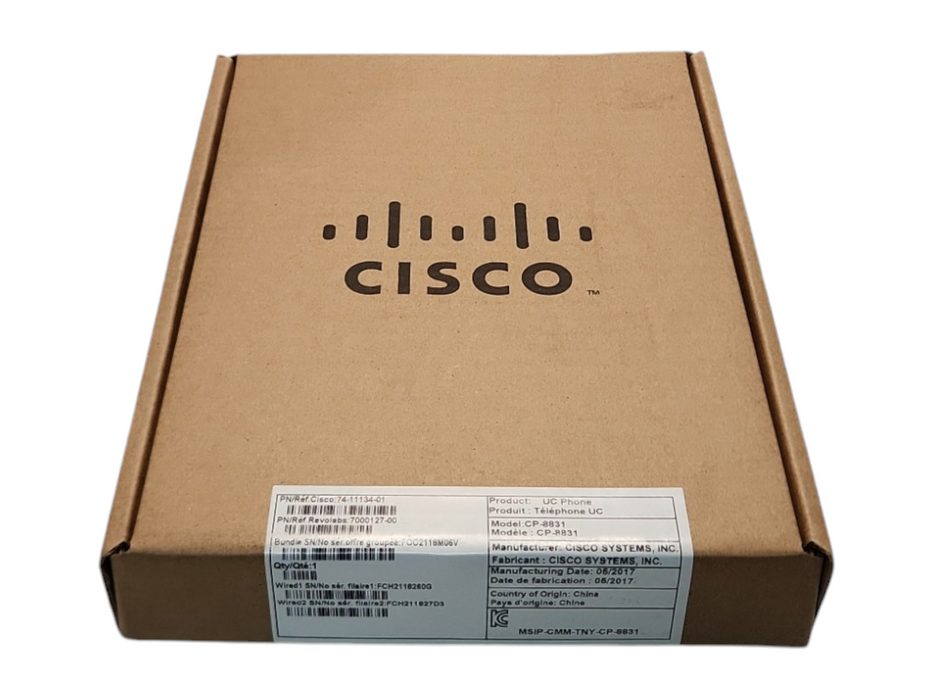 *NEW OPEN BOX* Cisco CP-8831 Wired Microphone Kit CP-MIC-WIRED-S 74-11134-01 Q