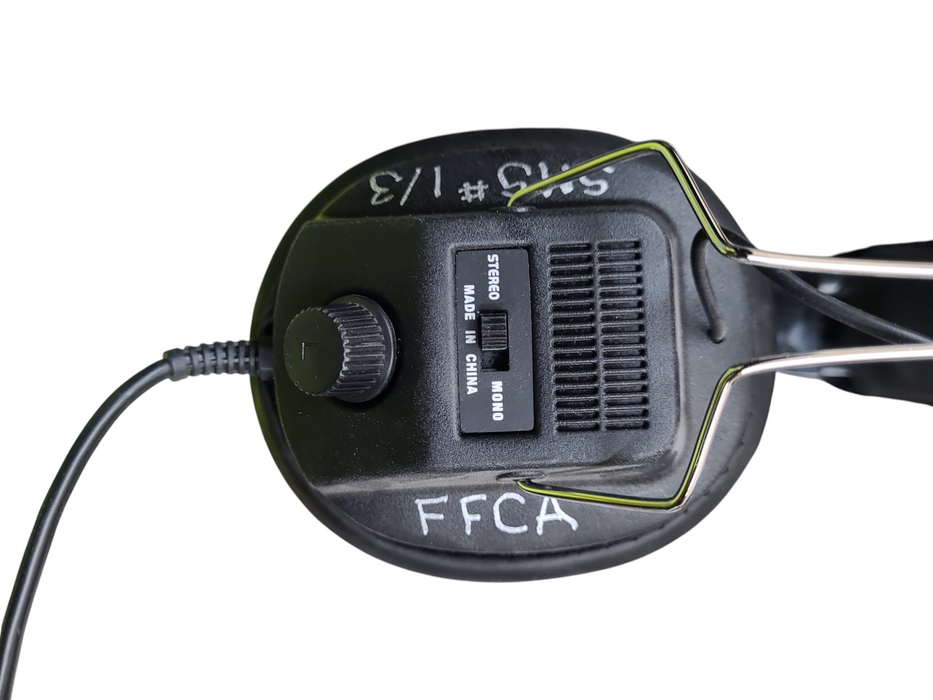 Califone 3068AV Noise reducing Mono Headphone with 3.5 mm Plug & Adapter