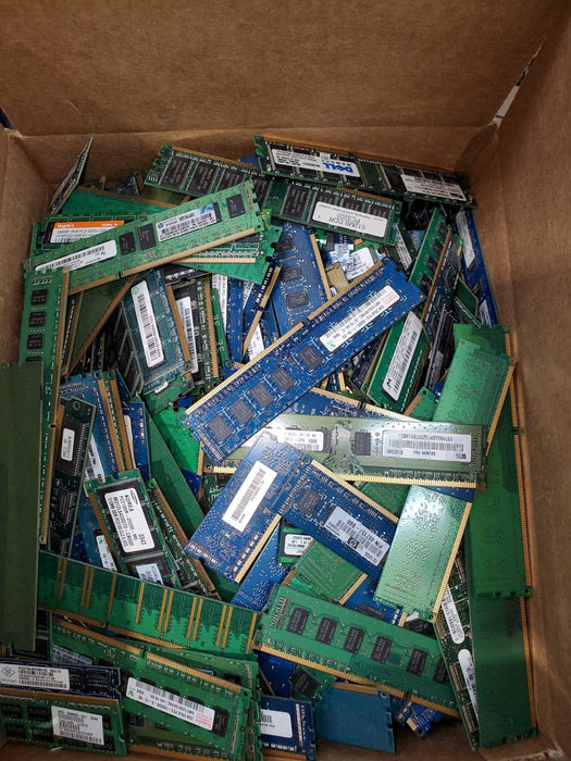 AS-IS Non-Heat sink RAM/Memory 25.2 lbs. /11.45 KG