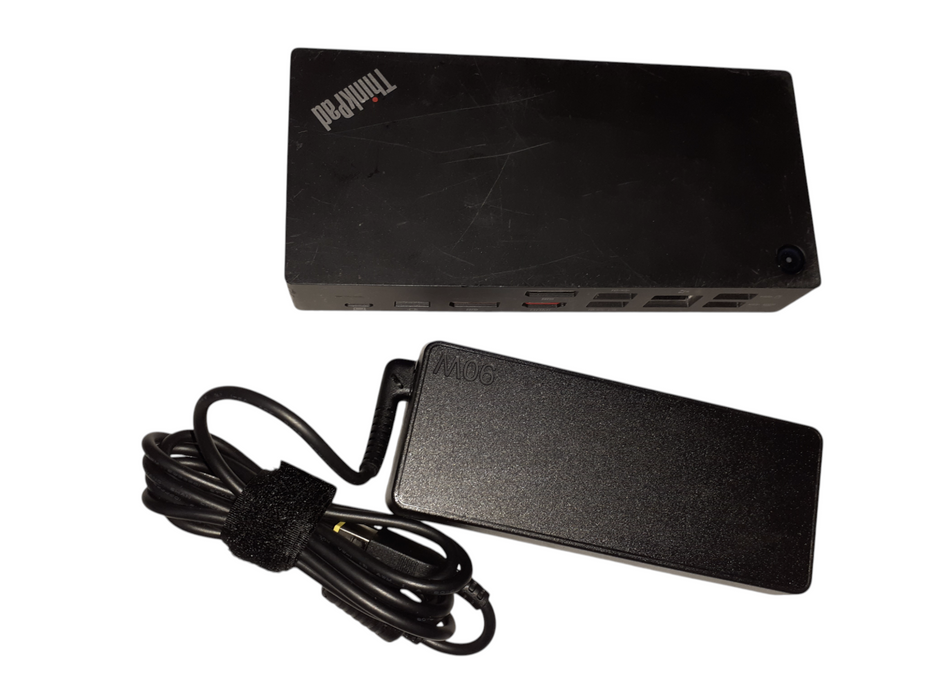 Lenovo ThinkPad USB-C Dock Gen 2 LDC-G2 40AS w/ 90W Power Adapter