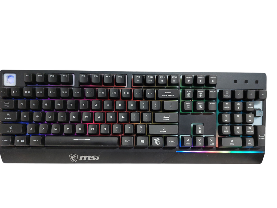 MSI RGB Wired Mechanical Keyboard Black Model: Vigor CK30 =