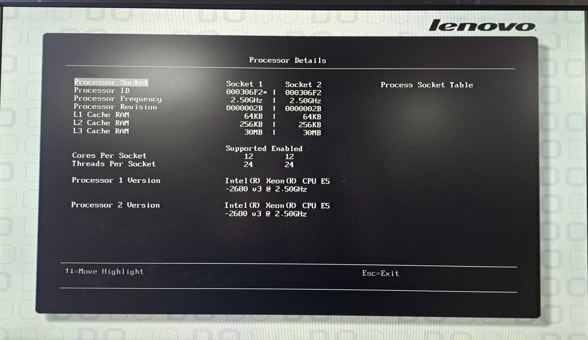 Lenovo x3650 M5 2U 8x 2.5" | 2x Xeon E5-2680 v3 @2.50GHz, 48GB DDR4, M5210 )