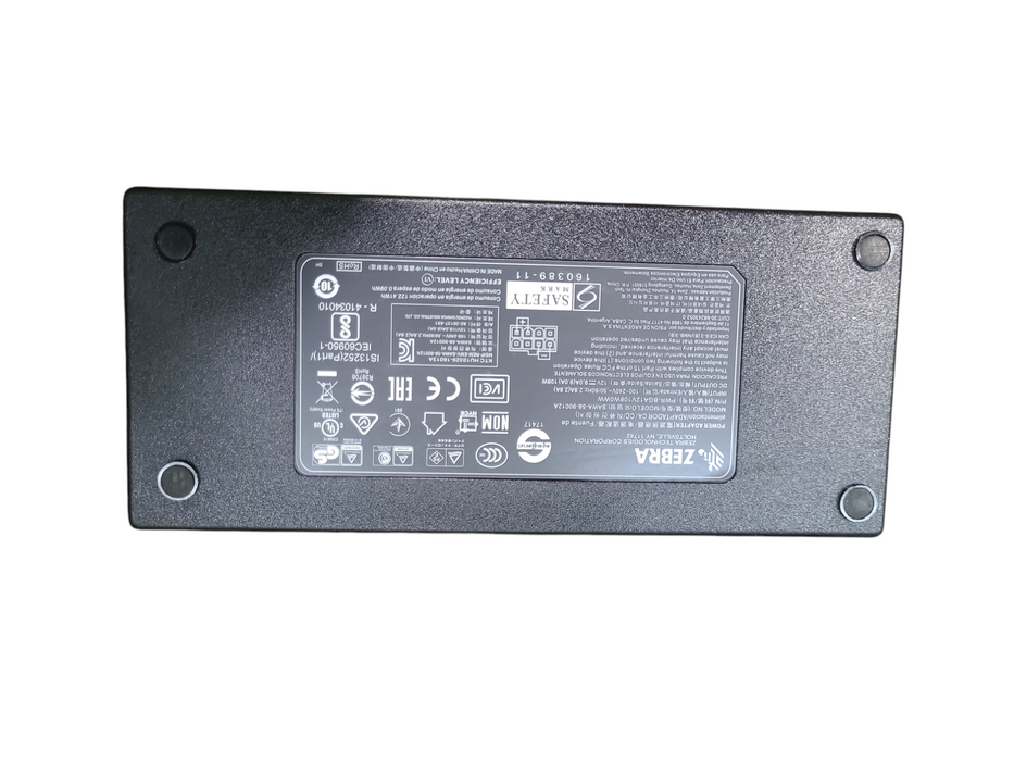 Zebra 2x 3-Slot Battery Charger P1090784 w/ Power Supply Q