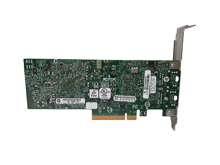 HP/Intel 530T 10Gb Dual Port 10G-BaseT Network Adapter Q)