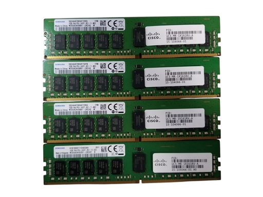 Samsung 64GB Bundle (4x16GB) 1Rx4 PC4-2400T-RC1-11/12 DDR4 Server