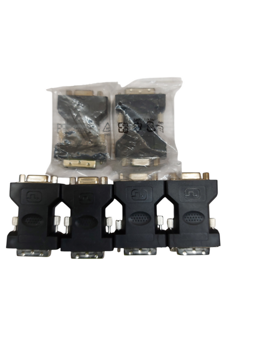 LOT 6x VGA Female to DVI-I (Dual Link) Male Adapter