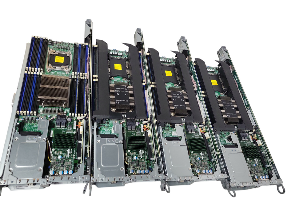 Rubrik/Supermicro 4-Node Server, 3x Xeon Silver 4210 1x E5-2630, 128GB, SEE _