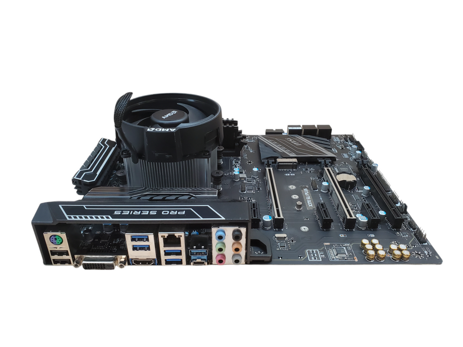 MSI X370 SLI PLUS AM4 Motherboard, Ryzen 7 1700 16GB DDR4 - No I/O Shield