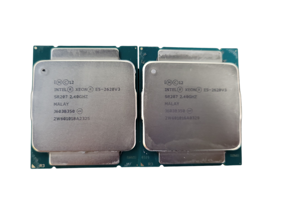 Lot of 2x INTEL XEON E5-2620V3 SR207 2.40GHz PROCESSOR !