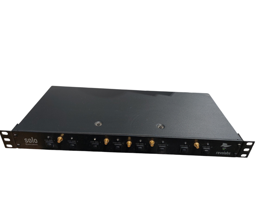 RevoLabs 8-Channel Wireless Mic Solo Executive Model: 01-Exerac-BLK-BFS  =