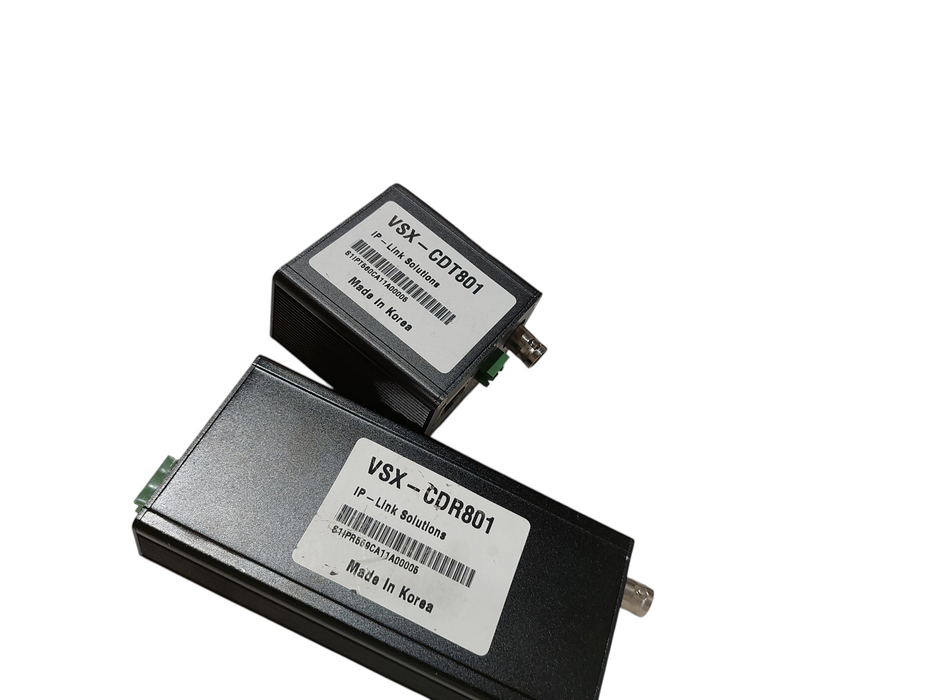 3xLogic IP Coaxial Receiver Power Supply VSX-CDR801 & TransmitterVSX-CDT801 =
