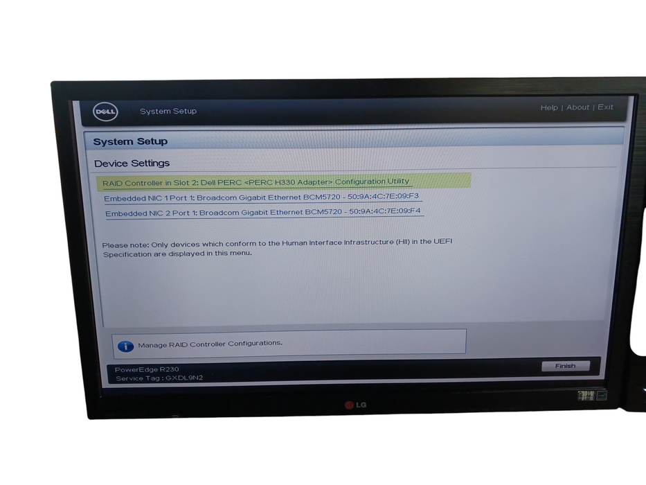 Dell Poweredge R230 1x Xeon E3-1220 v5 @3.0Ghz 16GB DDR4 H330 READ