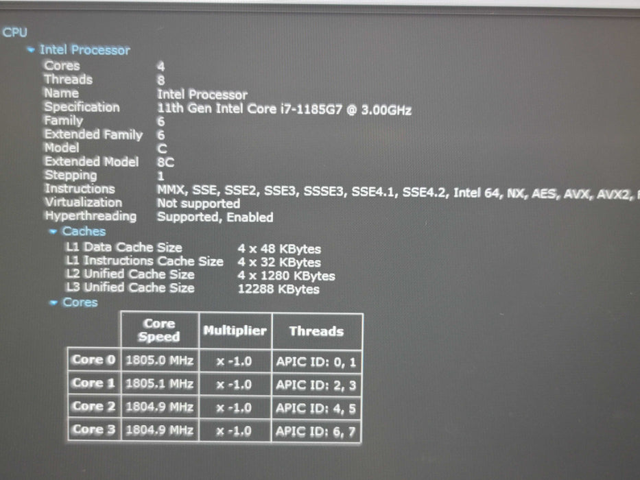 Dell Latitude 5520 i7-1185G7 16GB DDR4 256GB NVMe READ β Lap200