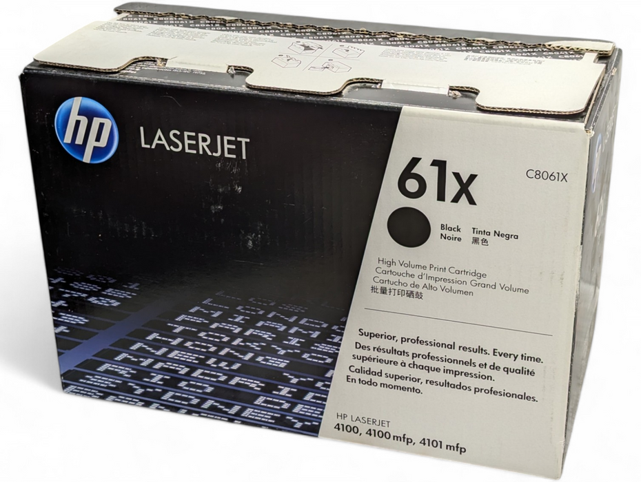 Lot of 3x HP Genuine Original C8061X 61x Black Toner  -