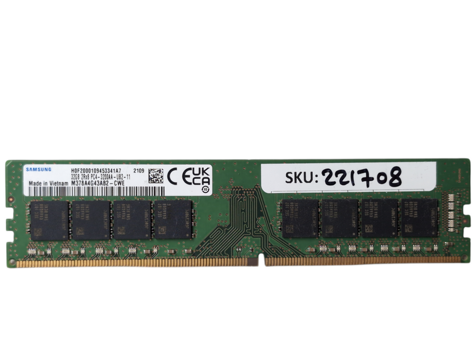 32GB DDR4 Desktop RAM Memory 32GB 2Rx8 PC4-3200AA-UB211 -