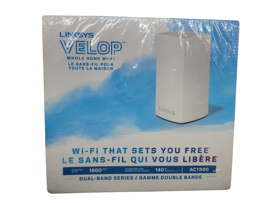 NEW Linksys AC1300 VELOP Dual-Band Series (WHW0101-CA) Q%	 Q%