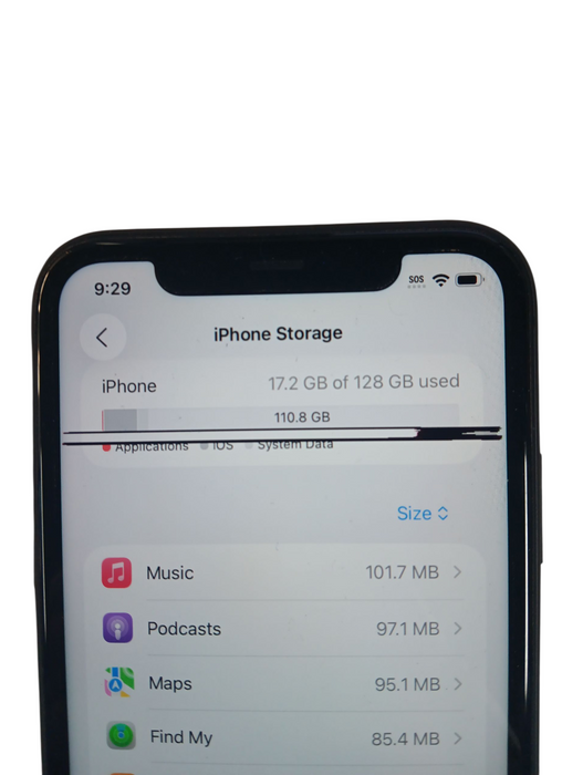 Apple iPhone 11 - 128GB - Black [A2111] Read