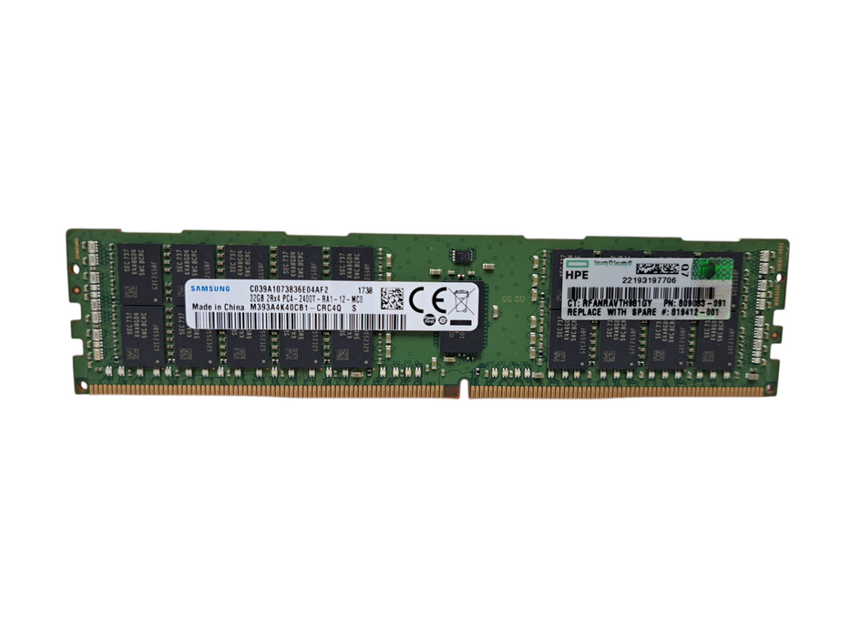Samsung 32GB 2Rx4 PC4-2400T-RA1-12 | DDR4 Server Memory Q)