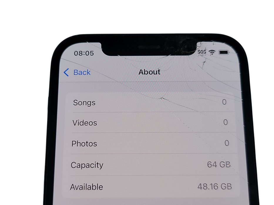 Apple iPhone 12 - 64GB - Black [A2402 | Read]