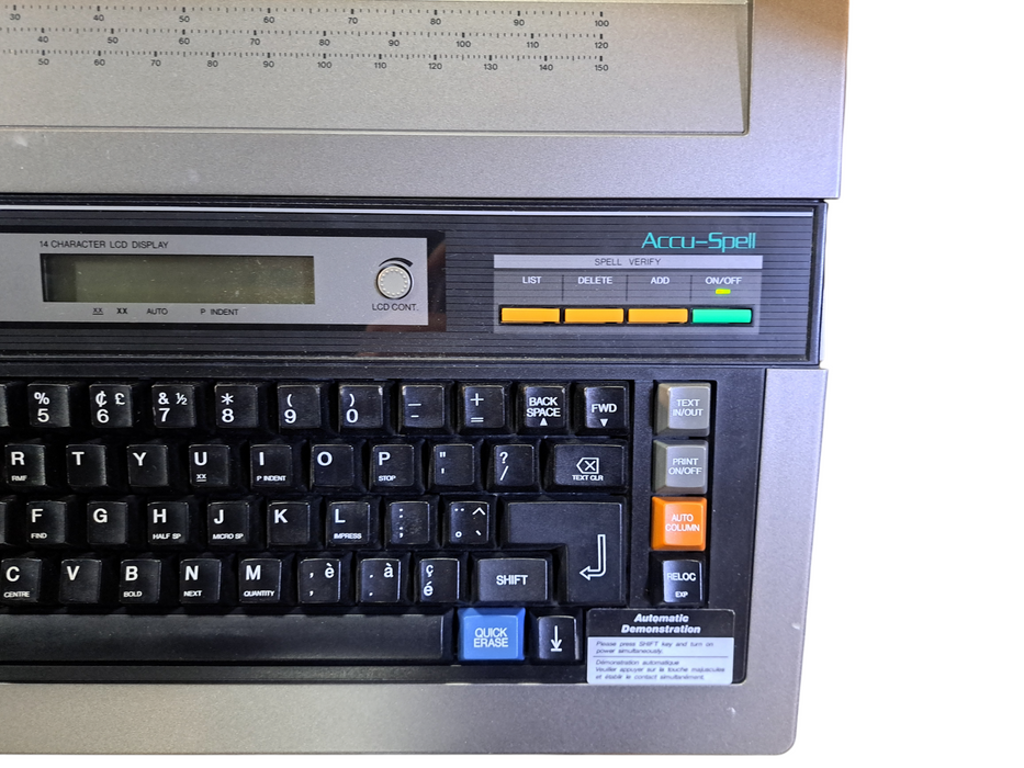 Panasonic KX-R340 | Electronic Typewriter With Cover | Tested )