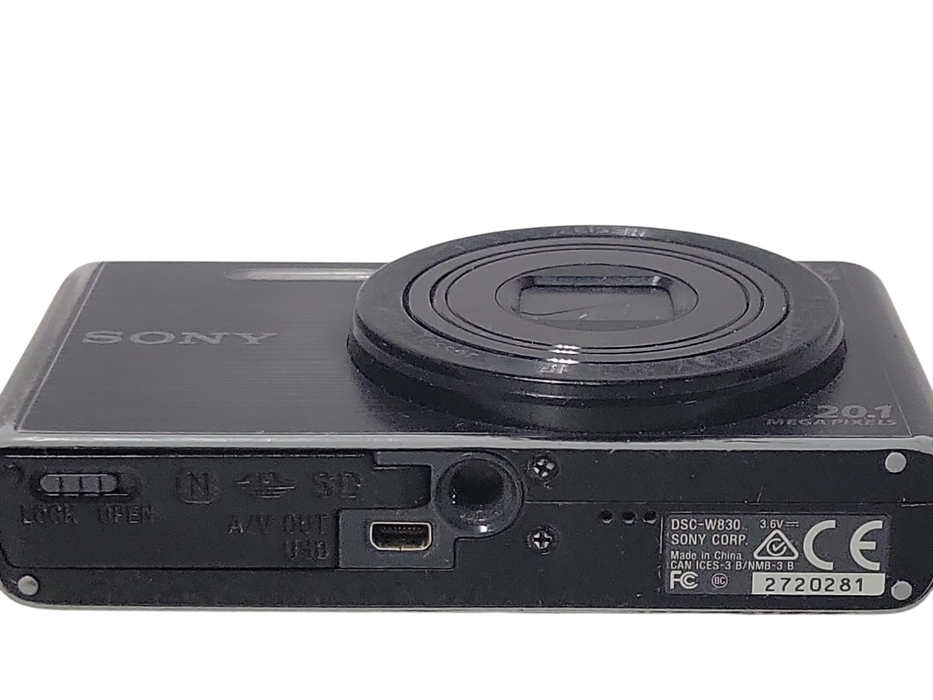 Sony Cyber-shot DSC-W830 20.1MP Digital Camera w/ battery, READ Q_