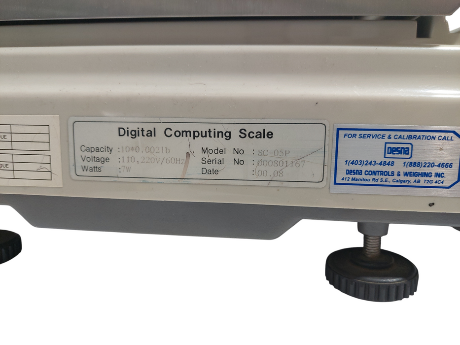 Kilo  Tech CAS Counting Scale Model: SC-05P =